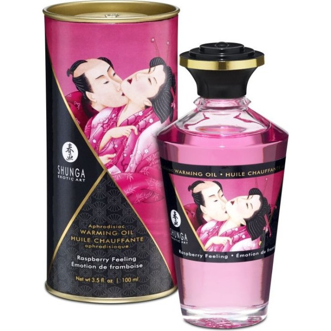 Масло интимное массажное SHUNGA RASPBERRY FEELING (МАЛИНОВОЕ ЧУВСТВО) 2201 SG